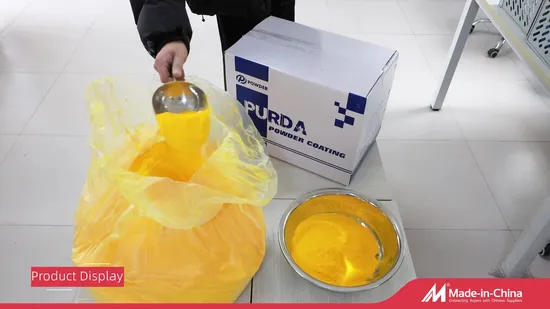 Ral Color Ral 1023 Ral 1021 Yellow Color Glossy All Ral Color Powder Coating Paint 