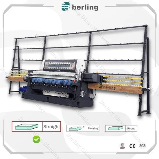 CNC Precision Glass Straight Grinding Machine with Auto
