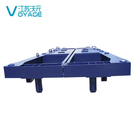 Heavy Steel Plate Fabrication Support Frame for Wind Turbine Generator 