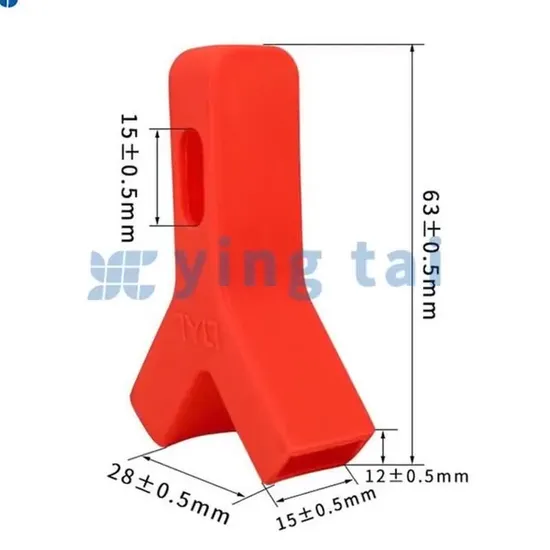 Orange and Black Small Precision Auto Parts Plastic Hardware Liquid Silicone Products 