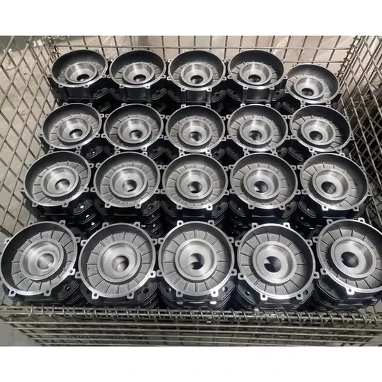 Customized OEM Aluminum Motor Housing Aluminum Low Pressure Casting with Heatsink 