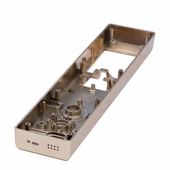 Precision Rose Gold Anodizing with Ssandblasting Aluminum Housing Die Casting